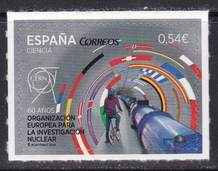 2014 - España - Edifil 4849 - Ciencia - 60 Años CERN - MNH - Imagen 1 de 1