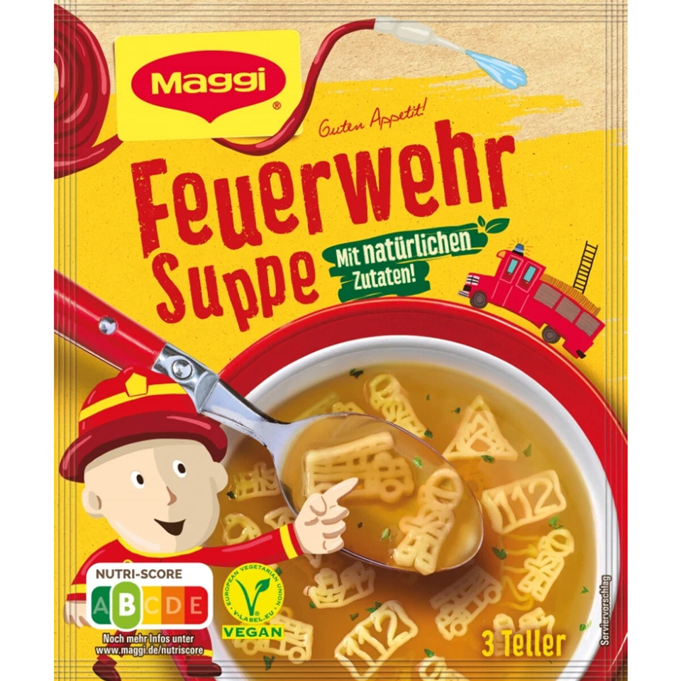 Maggi Zuppa Pompieri Buon Appetito con Ingredienti Naturali 53g - Immagine 1 di 1