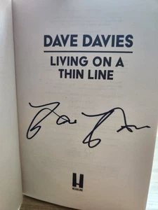 AUTOGRAPHED Book Living on a Thin Line SIGNED by Dave Davies of the Kinks - Bild 1 von 5