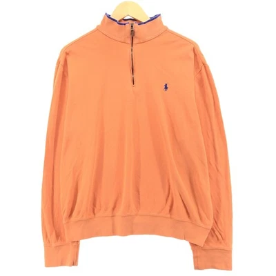 Usado Ralph Lauren POLO GOLF Media Cremallera Sudadera Talla L Hombre Foto 1 de 4
