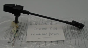 KENWOOD TURNTABLE P-25 S/H WORKING RECORD ARM & BASE CLIP TESTED & WORKING - Picture 1 of 8