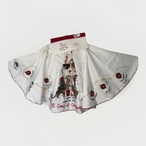 Sleigh Hill 12 Katzen von Weihnachtsbaum Rock NEU 52" Rescue Cat Motiv weiß Neu mit Etikett - Bild 1 von 10