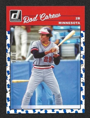 2023 Panini Donruss Retro 1990 Presidential Collection /46 Rod Carew #278 HOF - Изображение 1 из 2