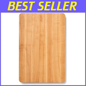 Maple Wood Cutting Board 18"x12" Reversible Butcher Block - Picture 1 of 12