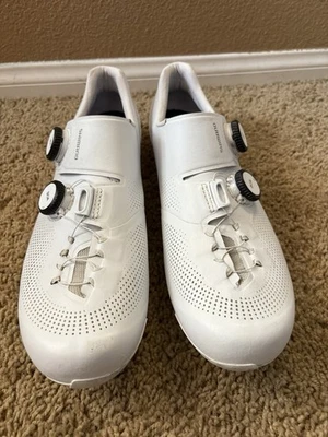 Zapatos de ciclismo Shimano S-Phyre RC903 blancos EU 44.5 US 10-10.5 para hombre Pro Road Foto 1 de 4