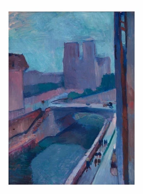 Henri Matisse Glimpse of Notre-Dame in the Late Afternoon : Art Print 1902 - Image 1 of 2
