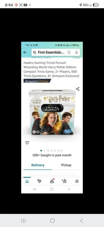 Hasbro Wizarding World Harry Potter Trivial Pursuit Trivia Game Complete