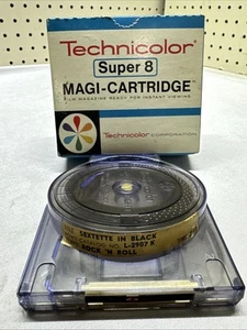 TECHNICOLOR SUPER 8 MAGI CARTRIDGE ~ SEXETTE IN BLACK L-2907 K ~ RARE VINTAGE!! - Picture 1 of 5