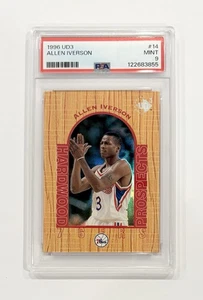 1996-97 Upper Deck UD3 Allen Iverson Hardwood Prospects #14 Rookie PSA 9 Mint - Picture 1 of 1