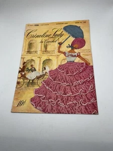 Vtg 1949 Crochet Crinoline Lady Pattern Booklet Clarks 262 Shepherdess EUC - Picture 1 of 17