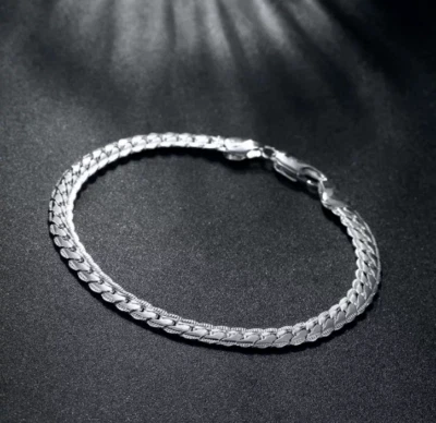 Armband Armreif Damen Frauen Mädchen Sterlingsilber 925 fein zierlich Geschenk - Bild 1 von 4