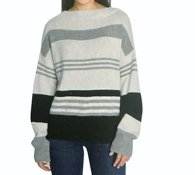 Lucky Brand Women's M Great Striped Boat Neck Sweater NWT - Image 1 of 4