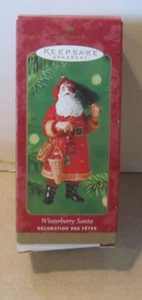 Hallmark Ornament  2000 Winterberry Santa  (NEW) - Picture 1 of 2