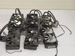 Lot of 6 Used Non-Working Corsair & NZXT Coolers - For Parts - Afbeelding 1 van 13