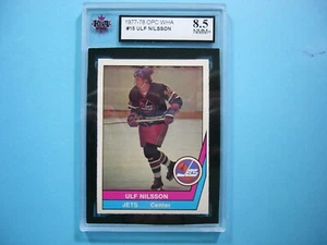 1977/78 O-PEE-CHEE WHA HOCKEY CARD #15 ULF NILSSON KSA 8.5 NM/MINT+ 77/78 OPC - Picture 1 of 2