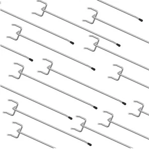 50 PCS Pegboard Hooks 6" Ideal Garage Organization, Wall Storage Tool Organizer - Picture 1 of 8