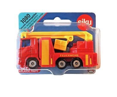 ✅  siku 1080 * Scania Feuerwehr Hubrettungsbühne von 2020 in OVP * MOC - Bild 1 von 4