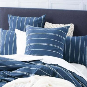 Renee Taylor Hudson Blue European Pillowcase - Picture 1 of 1