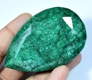 700,00 quilates piedra preciosa natural enorme esmeralda verde certificada grado museo extraída de la tierra - Imagen 1 de 5