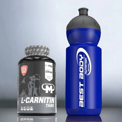 Mammut L - Carnitin 80 Lutschtabletten + Best Body Sportbottle 500ml  102,22€/kg - Bild 1 von 4