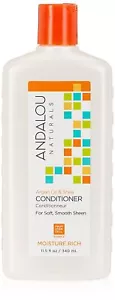 Andalou Naturals Argan Oil and Shea Moisture Rich Conditioner 11.5 oz 3 Pack - Picture 1 of 5