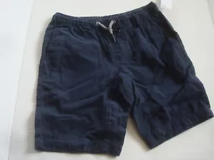 Boys Shorts Navy Cotton Size 7 NEW - Picture 1 of 2