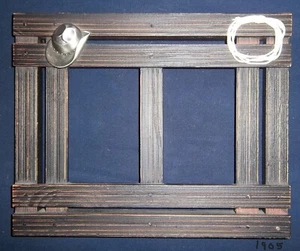 Cowboy/Country Style Picture Frame, Double Picture - Picture 1 of 7