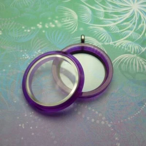 Purple Colour Your World UV Floating Charm Locket Screw Close - Bild 1 von 8