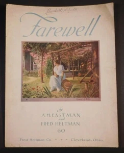 Noten 1. Weltkrieg - "Farewell" A.H. Eastman & Fred Heltman - Bild 1 von 3