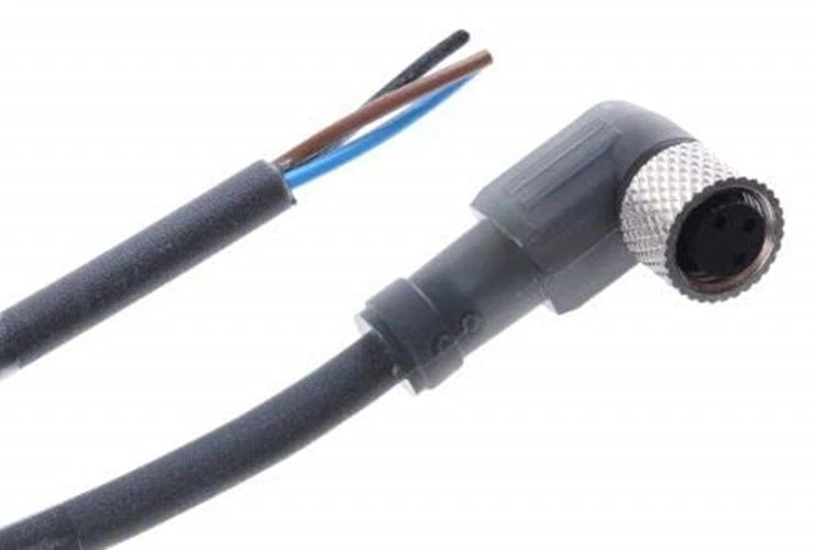 1 x Sensores Telemecanique M8 3 pines 2 m hembra conector precableado para usar con entrada Foto 1 de 1