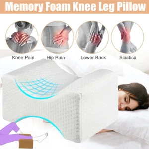 Contour Leg Pillow,Knee Leg Pillow for Side Sleepers,Memory Foam Sleep Cushion - Picture 1 of 12