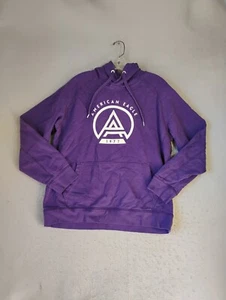 Sudadera grande púrpura con capucha manga larga de algodón American Eagle para hombre - Imagen 1 de 10