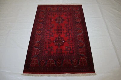3x5 Rugs, Khal Mohammadi Rug, Afghan Rug 3x5, Handmade Area Rug, Wool Carpet - Image 1 of 4