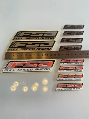 FSA Full Speed Ahead Sticker decals - Image 1 of 4