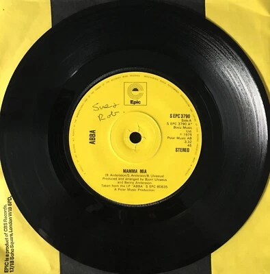 Abba- Mamma Mia 1975 7" 45RPM Epic VG+ Pop - Image 1 of 4