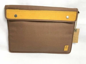Timberland Natick Brown/Wheat Unisex Laptop Sleeve J0809-931 - Picture 1 of 8