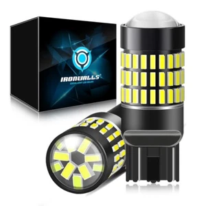 2 piezas 7443 7440 7444 78SMD LED intermitente blanco 6500K DRL bombillas de luz de estacionamiento - Imagen 1 de 9