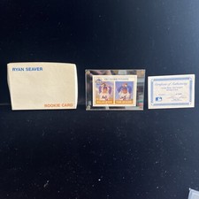 1967 Nolan Ryan Tom Seaver Rookie Pitchers 1990 Acme Reproductions Jumbo Card