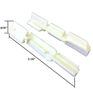Sliding Shower Door Bottom Sill Guide - Pack of 2 - Picture 1 of 3