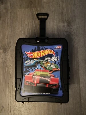Hot Wheels Challenge Accepted 110 Plastic Car Carrying Case Made In USA  - Image 1 of 4
