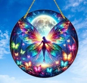 Atrapasol mariposa elfo hada 15 cm vidrieras atrapa luz imagen ventana - Imagen 1 de 6