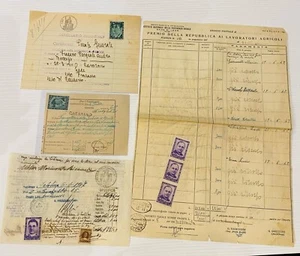 AC29- PRO VITTIME POLITICHE LOTTO DI 4 DOCUMENTI - Imagen 1 de 1