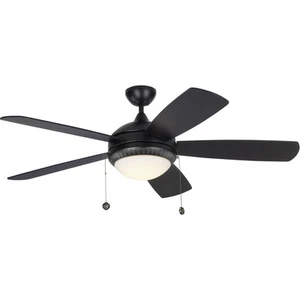 Discus Ornate 52" Ceiling Fan in Matte Black - Picture 1 of 5