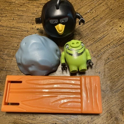 LEGO Piggy Barco Pirata Minifigura Bomba Angry Birds Pirata Cerdo Leonard Tablón Rock Re Foto 1 de 4