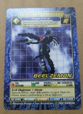 Digimon Digi Battle Card - Beelzemon BO-303 - Series 6 Excellent Condition - Image 1 of 4