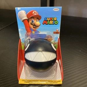 *KOSTENLOSER VERSAND* 2,5" CHAIN CHOMP Super Mario World of Nintendo Jakks Checklane - Bild 1 von 5