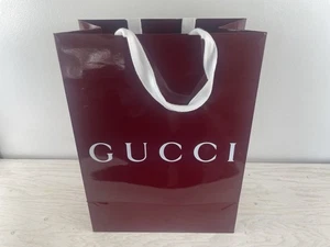 Gucci Tasche rot glänzend guter Zustand 14x10 - Bild 1 von 11