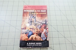 Of Intruder In The Dust By William Faulkner  1953 4th Signet Interracial Fic - Picture 1 of 3