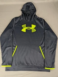 Under Armour Sweater Youth Extra Large Black Coldgear Hoodie - Picture 1 of 6