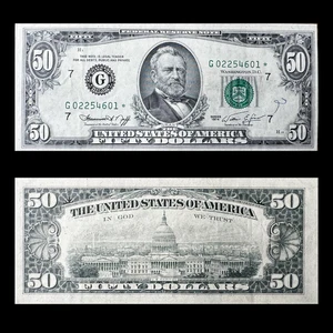 1974 $50 Federal Reserve Note - Chicago District - Star Replacement - Picture 1 of 5